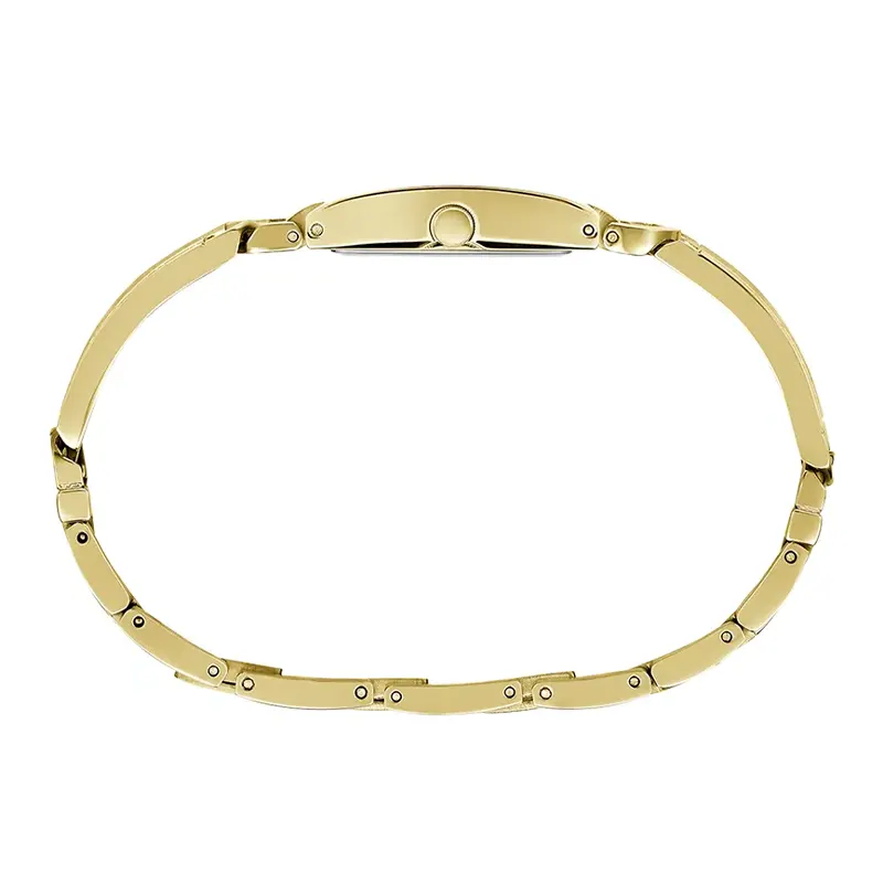 Guess Mod Champagne Dial Goldish Ladies Watch- GW0668L2